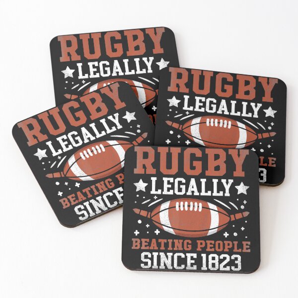 Item preview, Rugby Legally Beating People Since 1823 Funny  designed and sold by GabrieSketcham.