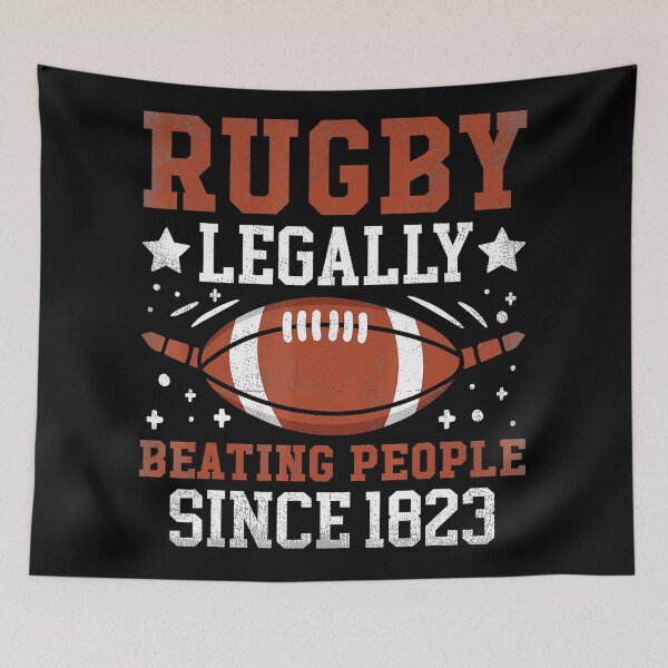 Item preview, Rugby Legally Beating People Since 1823 Funny  designed and sold by GabrieSketcham.