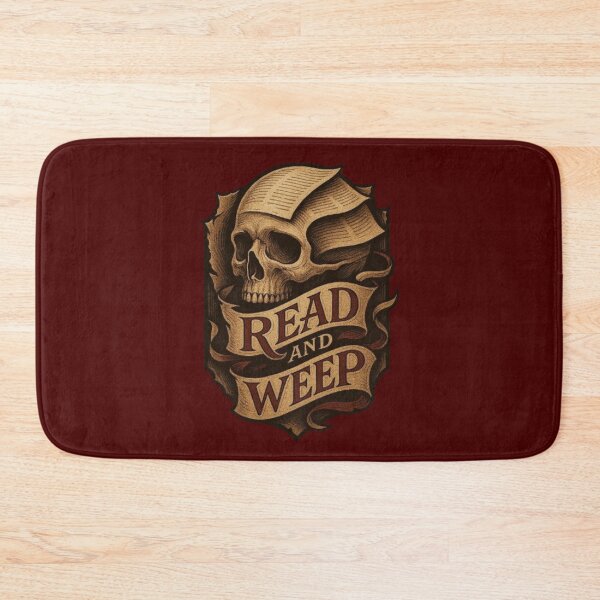 Item preview, Read And Weep Skulls – Skull Design, Skull Illustration, Skull Art, Skeleton, Gothic Skull, Tattoo Style, Dark Art, Anatomy Skull, Graphic Skull designed and sold by Typologystudios.