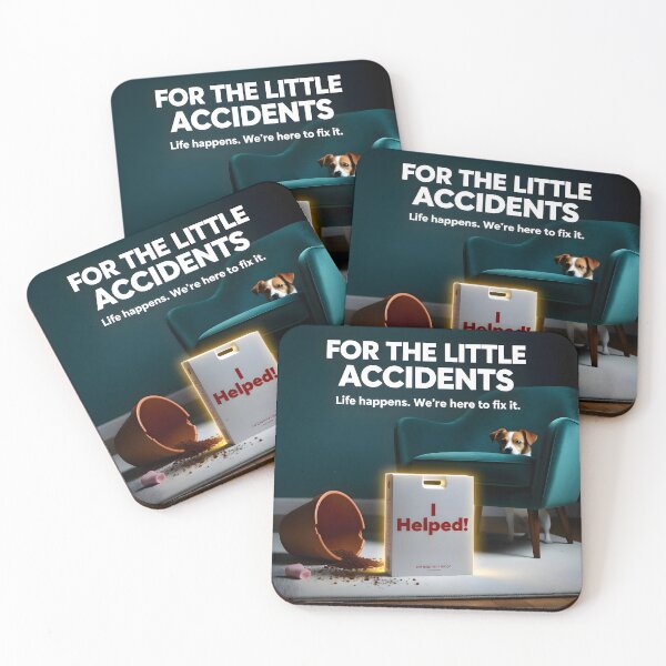 Item preview, For the Little Accidents — Life Happens. We're Here to Fix It | Relatable Pet Cleanup Hero Image designed and sold by Creative-RE.