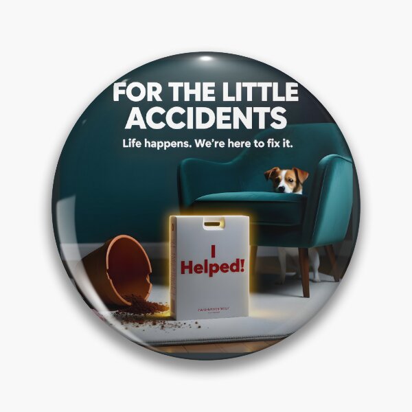 Item preview, For the Little Accidents — Life Happens. We're Here to Fix It | Relatable Pet Cleanup Hero Image designed and sold by Creative-RE.