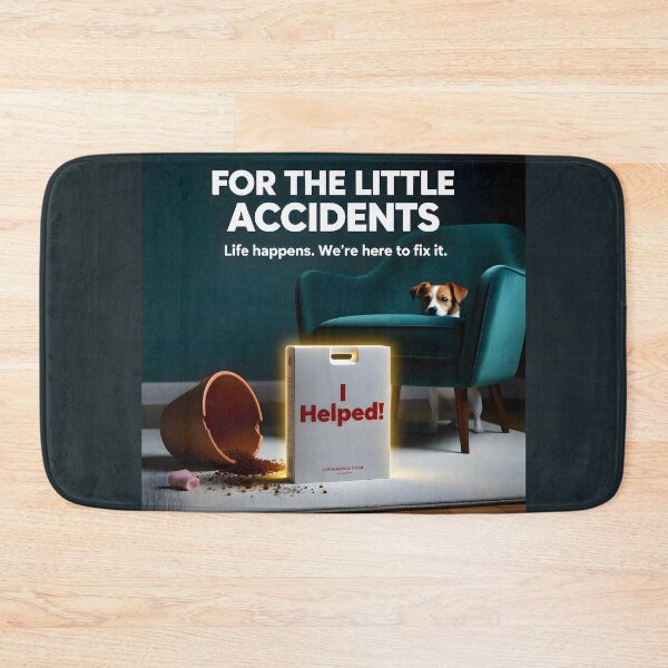 Item preview, For the Little Accidents — Life Happens. We're Here to Fix It | Relatable Pet Cleanup Hero Image designed and sold by Creative-RE.