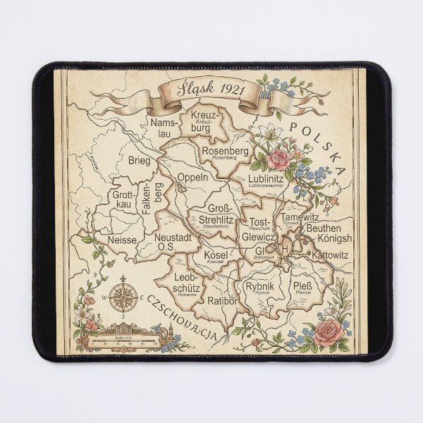 Item preview, Silesian Spring Antique Cartography Floral Map designed and sold by ryanguas.