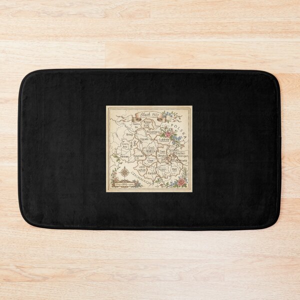 Item preview, Silesian Spring Antique Cartography Floral Map designed and sold by ryanguas.