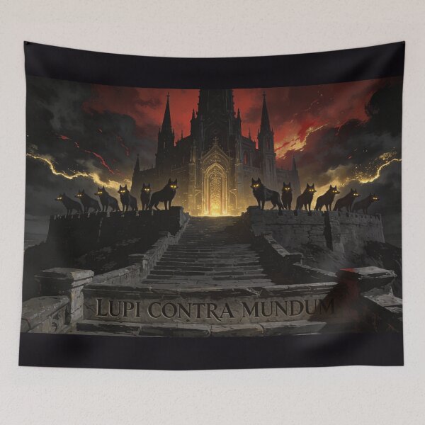Item preview, Wolf Pack Holds Cathedral Against the World designed and sold by GeoWhimsy Studio.