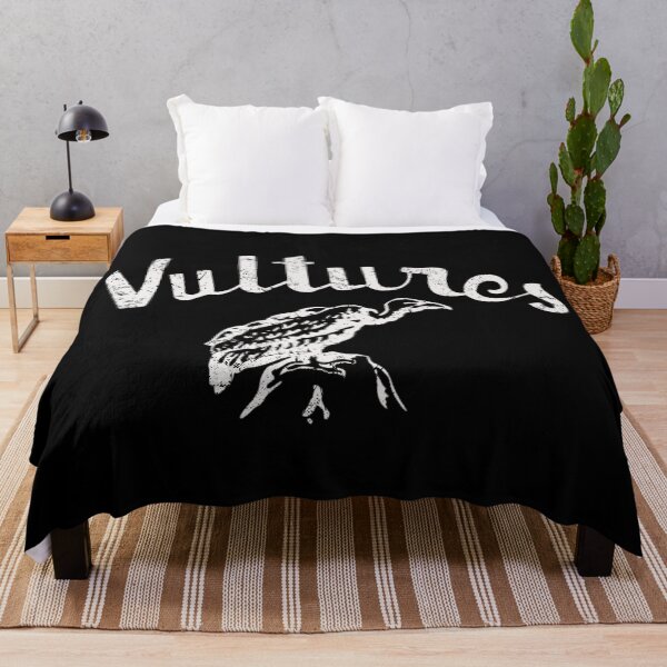 Item preview, Vultures 1977 - distressed, aged, rock n roll party white print designed and sold by retropetrol.