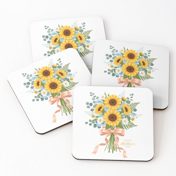 Item preview, Mothers Day Sunflower Bouquet - Floral Gift Design designed and sold by IllumeInk.