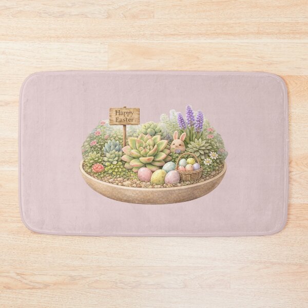 Item preview, Easter Succulent Garden Bunny Scene designed and sold by inspired-works.