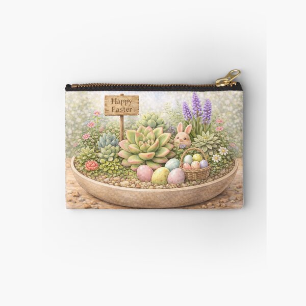 Item preview, Easter Succulent Garden Bunny Scene designed and sold by inspired-works.