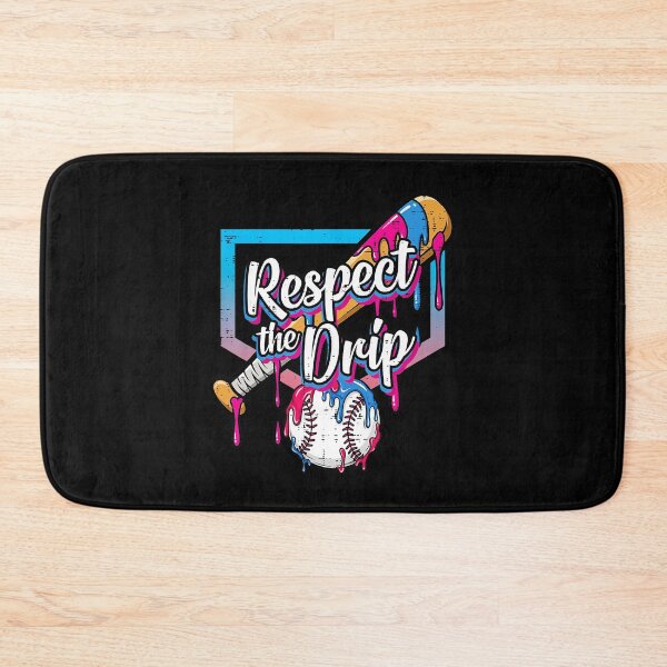 Item preview, Respect The Drip Baseball Funny Color Splash Sports  designed and sold by miaa-artistshop.