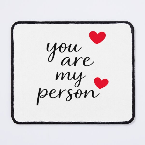 Item preview, You Are My Person Romantic Sticker | Minimal Couple Love Quote designed and sold by Lovestickerco.