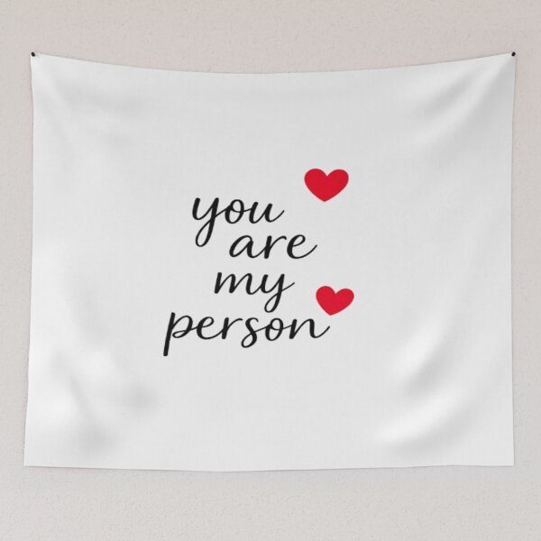 Item preview, You Are My Person Romantic Sticker | Minimal Couple Love Quote designed and sold by Lovestickerco.