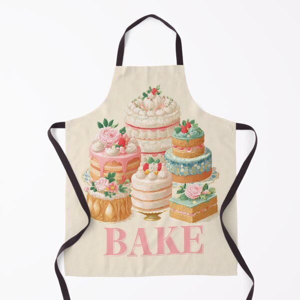 Item preview, Bake Illustration – Pastries with BAKE Lettering designed and sold by BobaBunny76.
