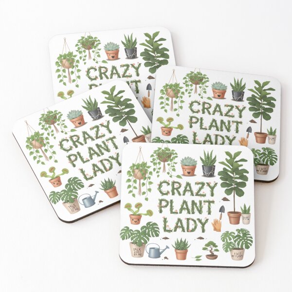 Item preview, Crazy Plant Lady - Indoor Gardening Humor Gift designed and sold by IllumeInk.