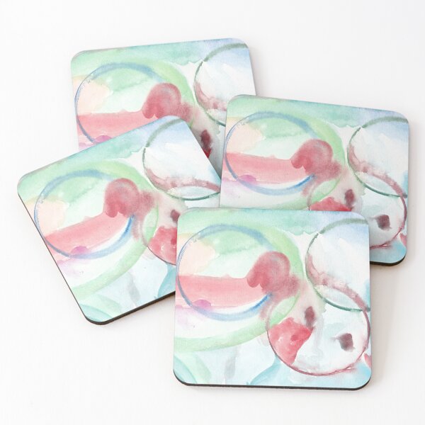 Item preview, Pastel Abstract Circles - Watercolor  designed and sold by ColorWander.