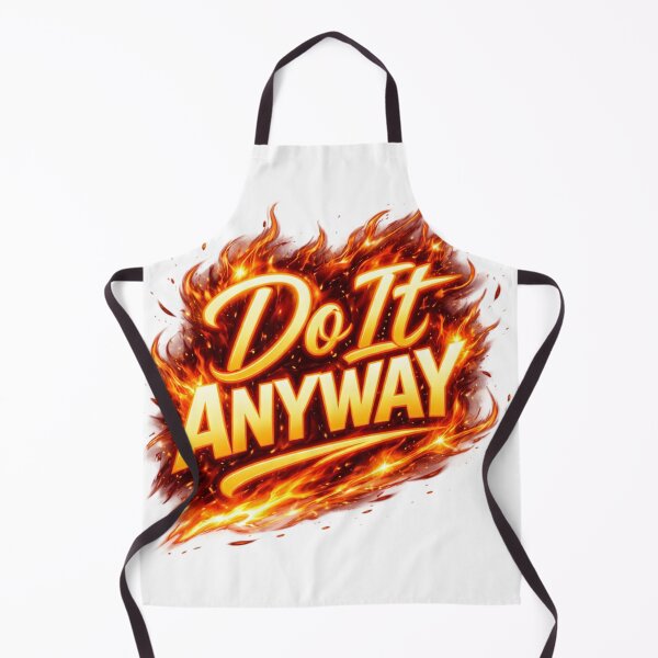 Item preview, Do It Anyway – Fiery Motivation Quote Design | Bold Flame Typography Aesthetic designed and sold by Sanika arts .