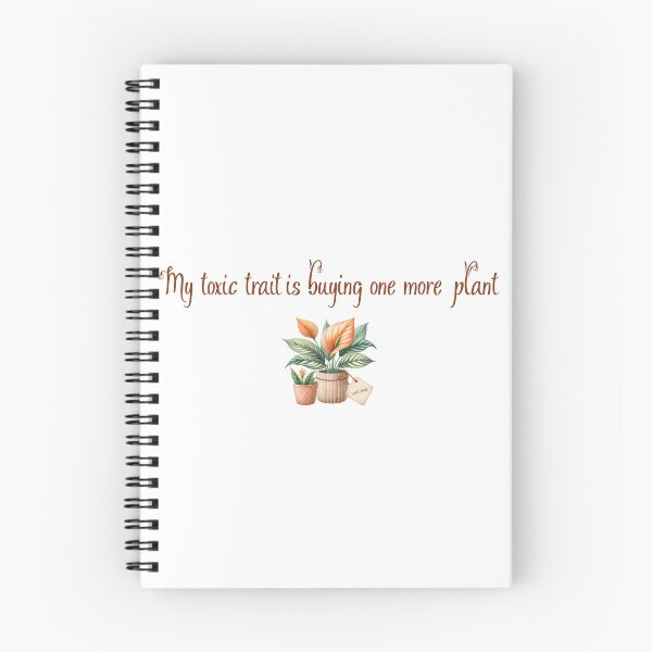 Item preview, My Toxic Trait Is Buying One More Plant – Funny Minimal Plant Lover Design designed and sold by ArtfulVibesStudio.