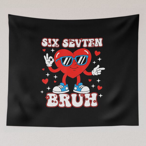 Item preview, Six Seven Be Mine Cool Heart Valentine Meme designed and sold by gladysenglish.
