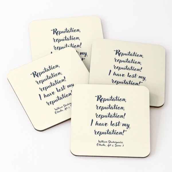 Item preview, Rad Shakespeare Quote from Othello designed and sold by CharlottePlaceArt.