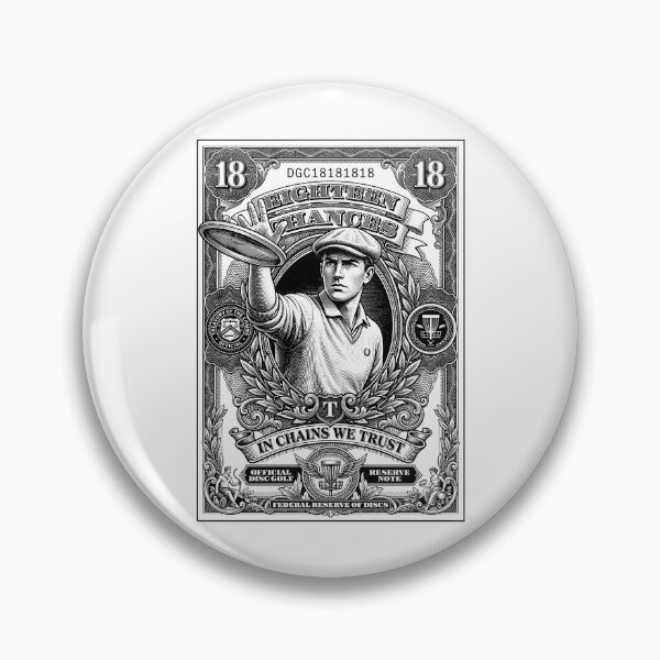 Item preview, Disc Golf Player Funny Vintage Banknote Trust Basket Chains designed and sold by GrandeDuc.