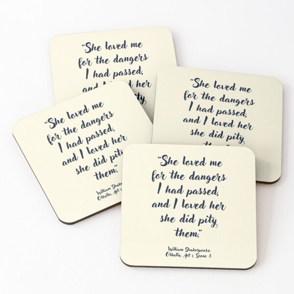 Item preview, Lit Shakespeare Quote from Othello designed and sold by CharlottePlaceArt.