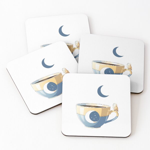Item preview, Morning Coffee Moon - Early Riser Aesthetic designed and sold by IllumeInk.