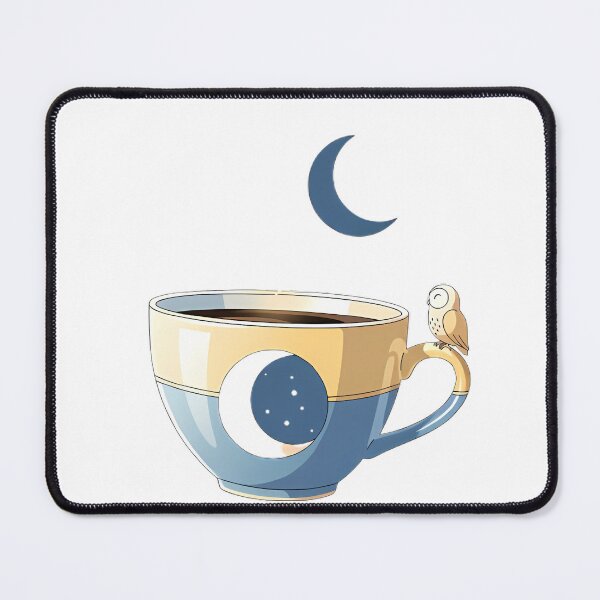 Item preview, Morning Coffee Moon - Early Riser Aesthetic designed and sold by IllumeInk.