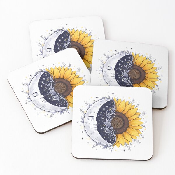 Item preview, Moonflower Design - Celestial Sunflower Hybrid designed and sold by IllumeInk.