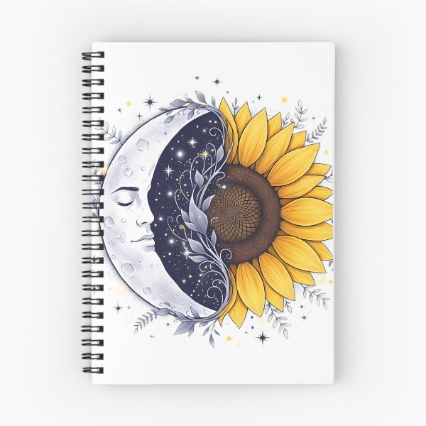 Item preview, Moonflower Design - Celestial Sunflower Hybrid designed and sold by IllumeInk.