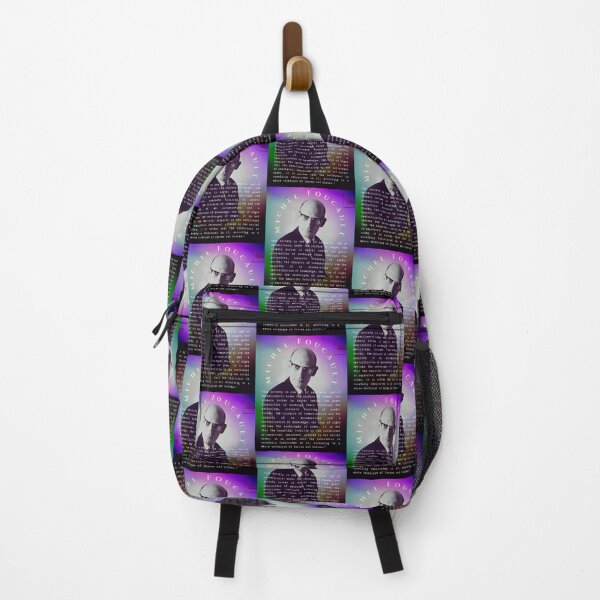 Item preview, Michel Foucault quote: Our society is one not of spectacle, but of surveillance; under the surface of images, one invests bodies in depth;  designed and sold by artbleed.