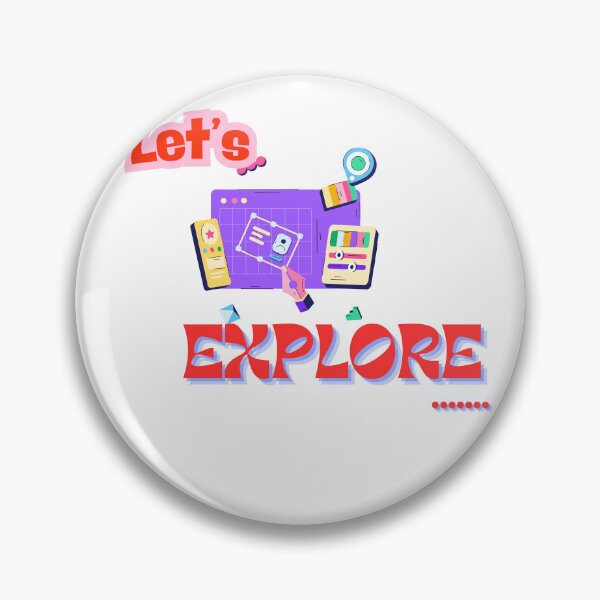 Item preview, : Let's Explore Creative The Digital World designed and sold by AestheticByZim.
