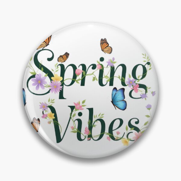 Item preview, Spring Vibes Typography - Seasonal Floral Design designed and sold by IllumeInk.