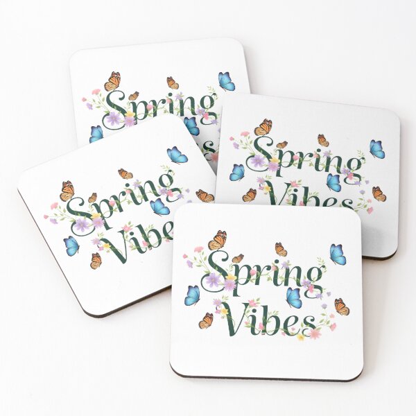 Item preview, Spring Vibes Typography - Seasonal Floral Design designed and sold by IllumeInk.