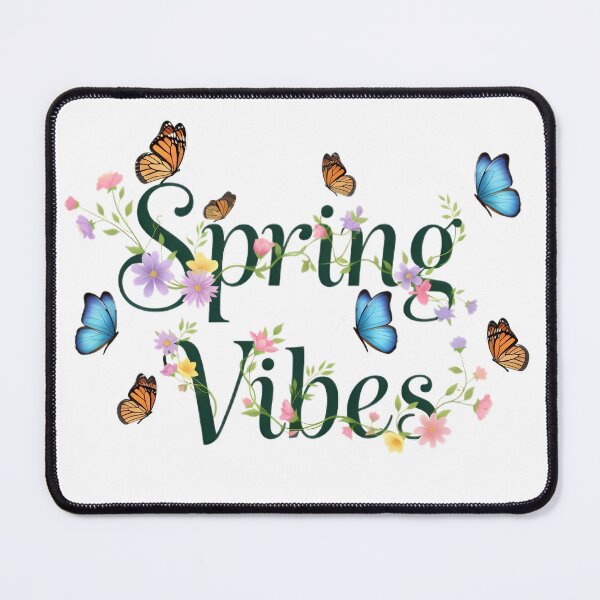 Item preview, Spring Vibes Typography - Seasonal Floral Design designed and sold by IllumeInk.