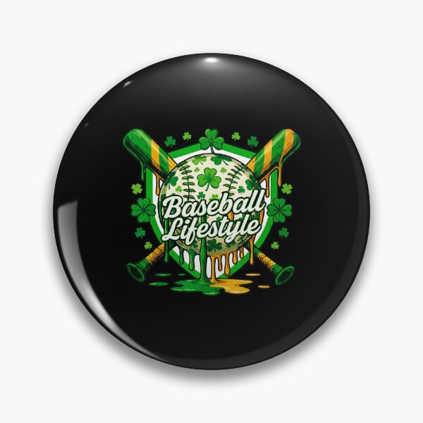 Item preview, Baseball Lifestyle St Patrick’s Day Shamrock  designed and sold by miaa-artistshop.