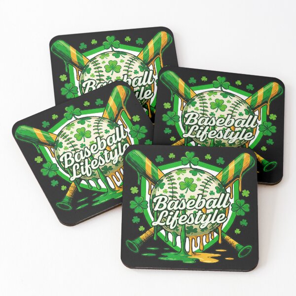 Item preview, Baseball Lifestyle St Patrick’s Day Shamrock  designed and sold by miaa-artistshop.