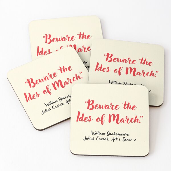 Item preview, Hella Shakespeare Quote from Julius Caesar designed and sold by CharlottePlaceArt.