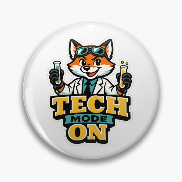 Item preview, Lab Tech Mode On Funny Laboratory Technician Scientist Fox Gift designed and sold by ClinicalHubs.