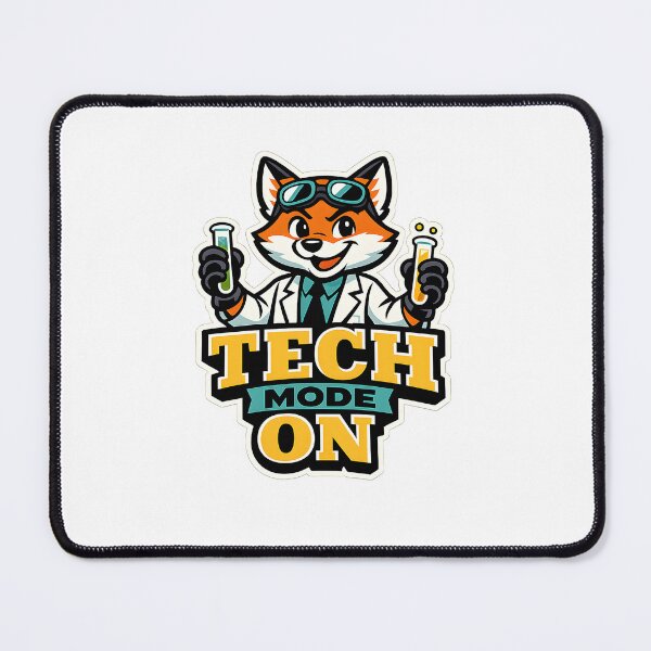 Item preview, Lab Tech Mode On Funny Laboratory Technician Scientist Fox Gift designed and sold by ClinicalHubs.