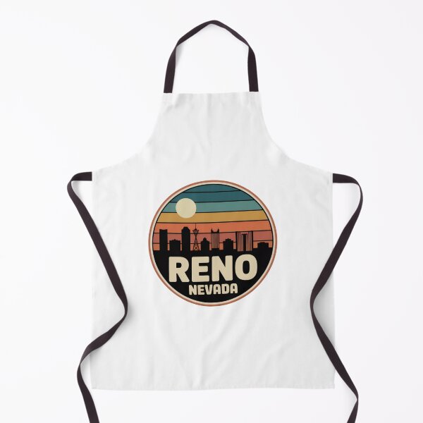 Item preview, Reno Nevada: Blue Orange Tan Sunset Skyline designed and sold by CircinusStore.