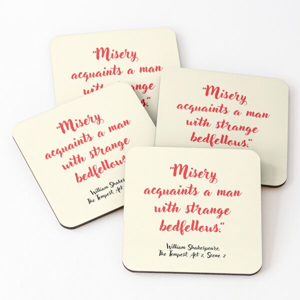 Item preview, Killer hakespeare Quote from The Tempest designed and sold by CharlottePlaceArt.