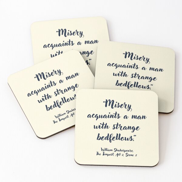 Item preview, Killer hakespeare Quote from The Tempest designed and sold by CharlottePlaceArt.