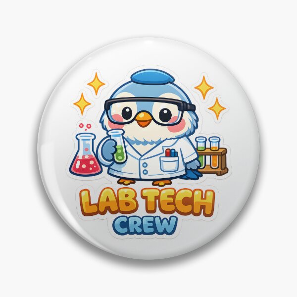 Item preview, Lab Tech Crew Funny Medical Laboratory Technician Team Gift Cute Penguin Scientist designed and sold by ClinicalHubs.
