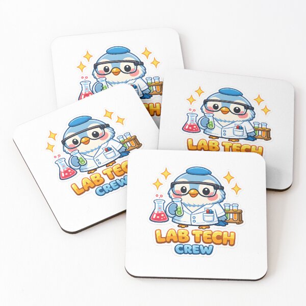 Item preview, Lab Tech Crew Funny Medical Laboratory Technician Team Gift Cute Penguin Scientist designed and sold by ClinicalHubs.