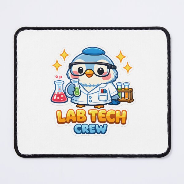 Item preview, Lab Tech Crew Funny Medical Laboratory Technician Team Gift Cute Penguin Scientist designed and sold by ClinicalHubs.