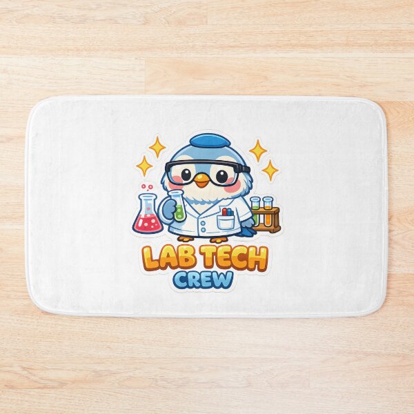 Item preview, Lab Tech Crew Funny Medical Laboratory Technician Team Gift Cute Penguin Scientist designed and sold by ClinicalHubs.