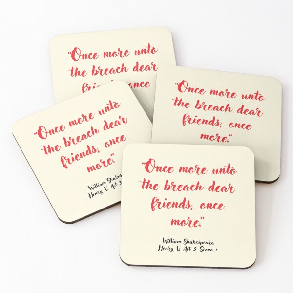 Item preview, Rad Shakespeare Quote from Henry the Fifth designed and sold by CharlottePlaceArt.