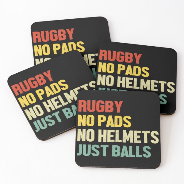 Item preview, Rugby No Pads No Helmets Just Balls Funny designed and sold by GabrieSketcham.