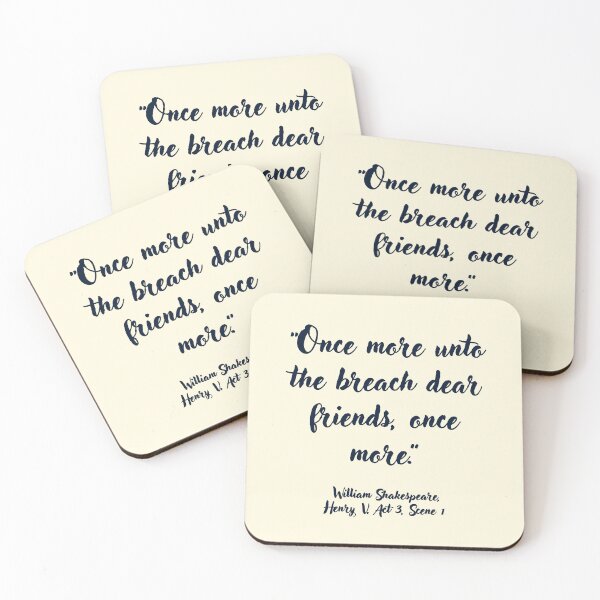 Item preview, Rad Shakespeare Quote from Henry the Fifth designed and sold by CharlottePlaceArt.