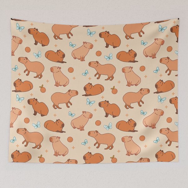 Item preview, Capybaras pattern designed and sold by Erika Vaigel Creations.